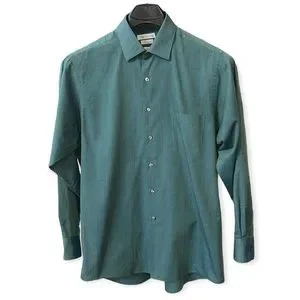 Van Heusen Shirts Van Heusen Mens Regular Long Sleeve Green